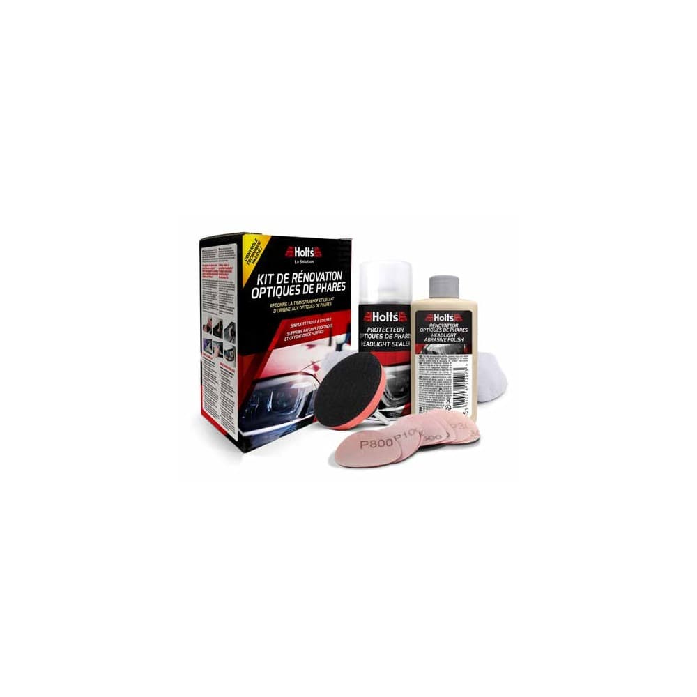 Kit restaurador de faros · Kit completo