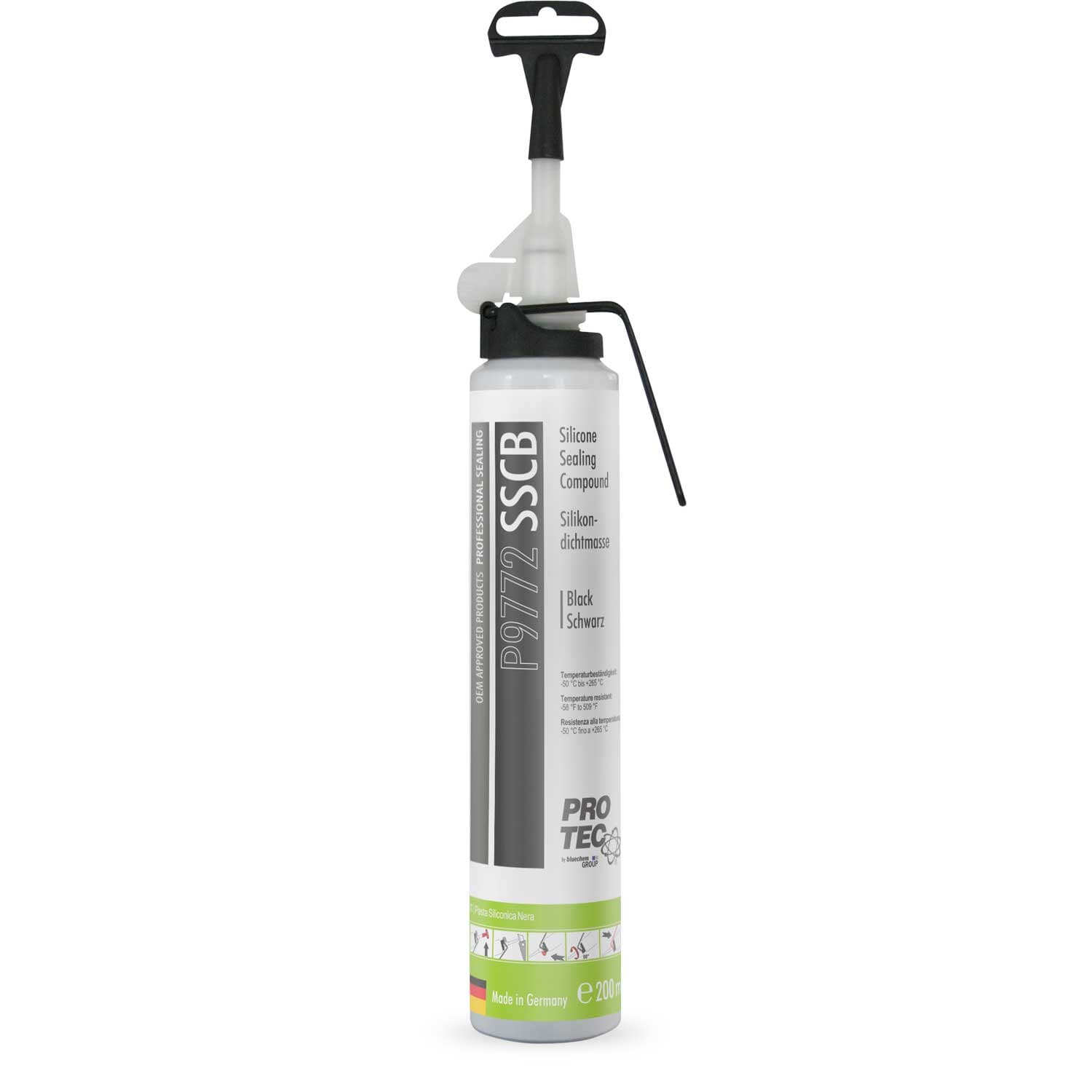 SSC Junta de Silicona · 200 ml negra, gris o roja